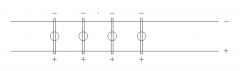 Collegamento in parallelo led cob